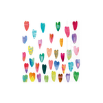 Boston International Cocktail Napkin, Rainbow Hearts | Boston International