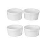 BIA Cordon Bleu Textured Ramekin, 6oz, white