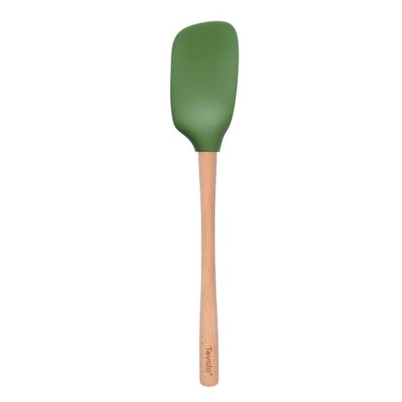 Tovolo Flex-Core Wood Spoonula, Pesto | Tovolo