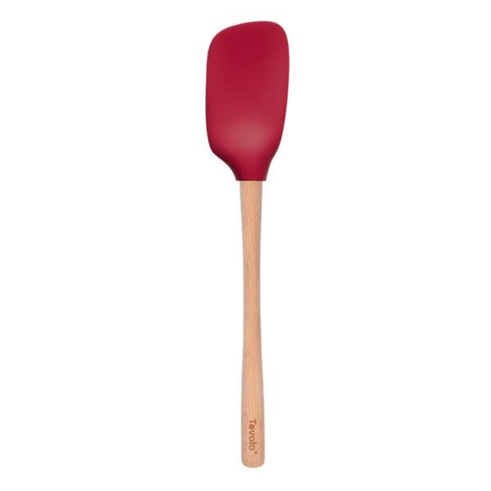 Tovolo Flex-Core Wood Spoonula, Cayenne | Tovolo