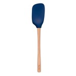 Tovolo Flex-Core Wood Spoonula, Deep Indigo