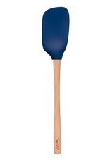 Tovolo Flex-Core Wood Spoonula, Deep Indigo