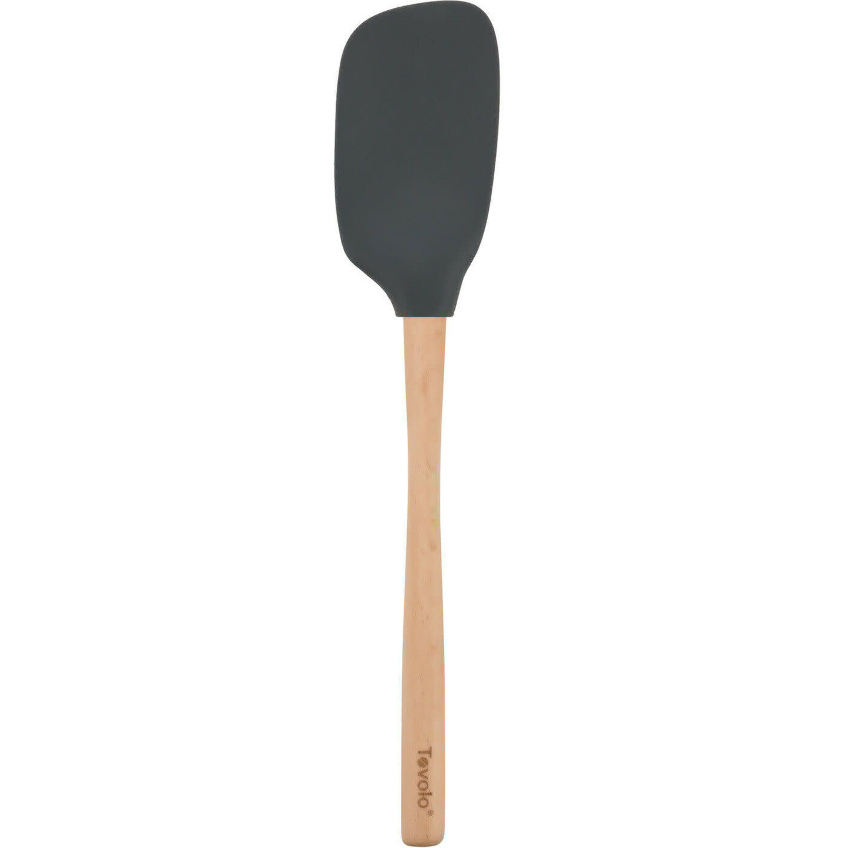 Tovolo Flex-Core Spoonula Wood Handle Charcoal