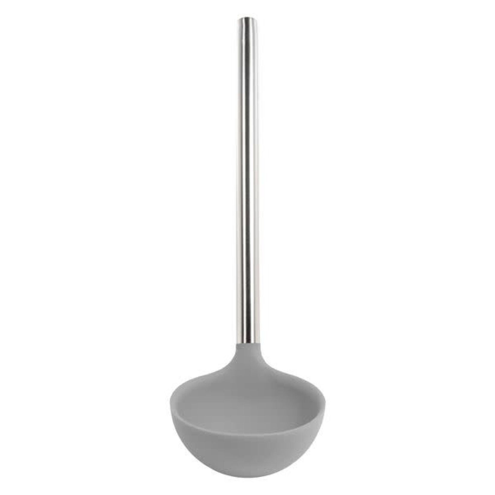 Tovolo Silicone Ladle SS Handle Oyster Gray