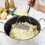 Tovolo Silicone Potato Masher SS Handle Oyster Gray