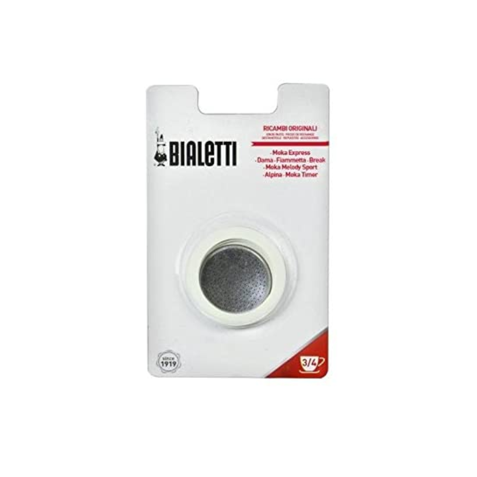 Bialetti Moka Pot Gasket/Filter 3c