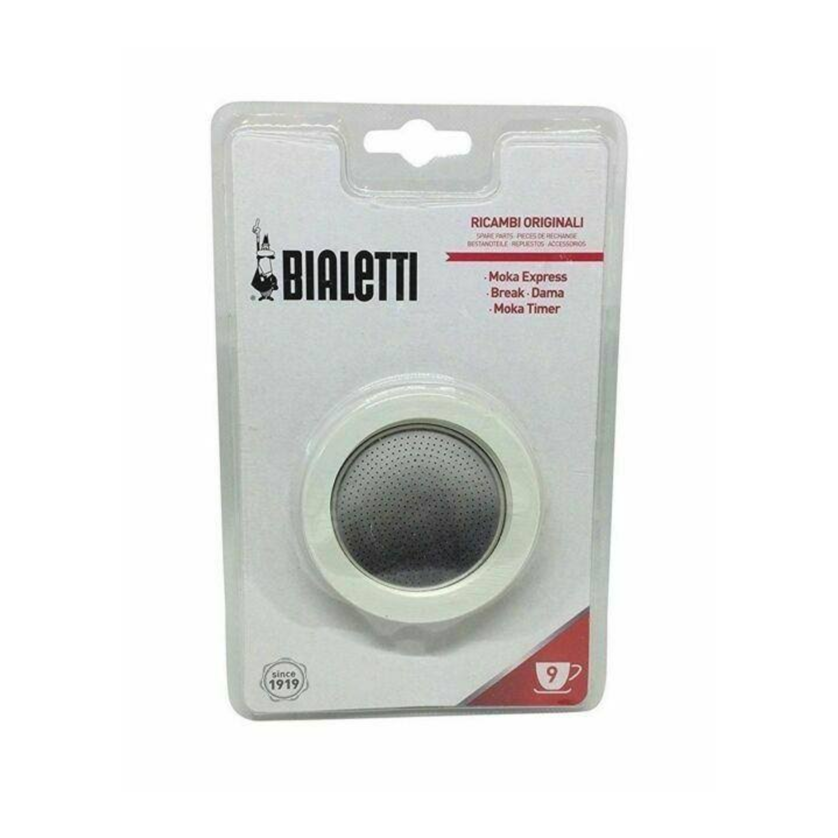 Bialetti Moka Pot Gasket/Filter 9c | Bialetti