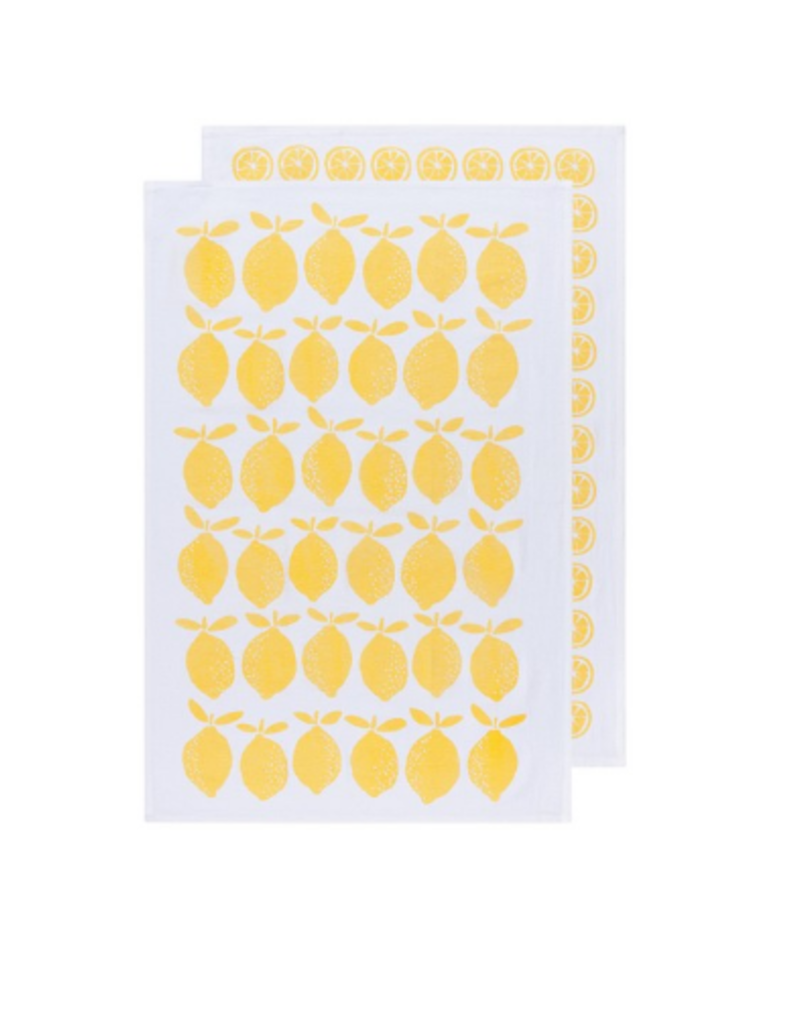 Now Designs Floursack Dishtowel S/2, Lemon