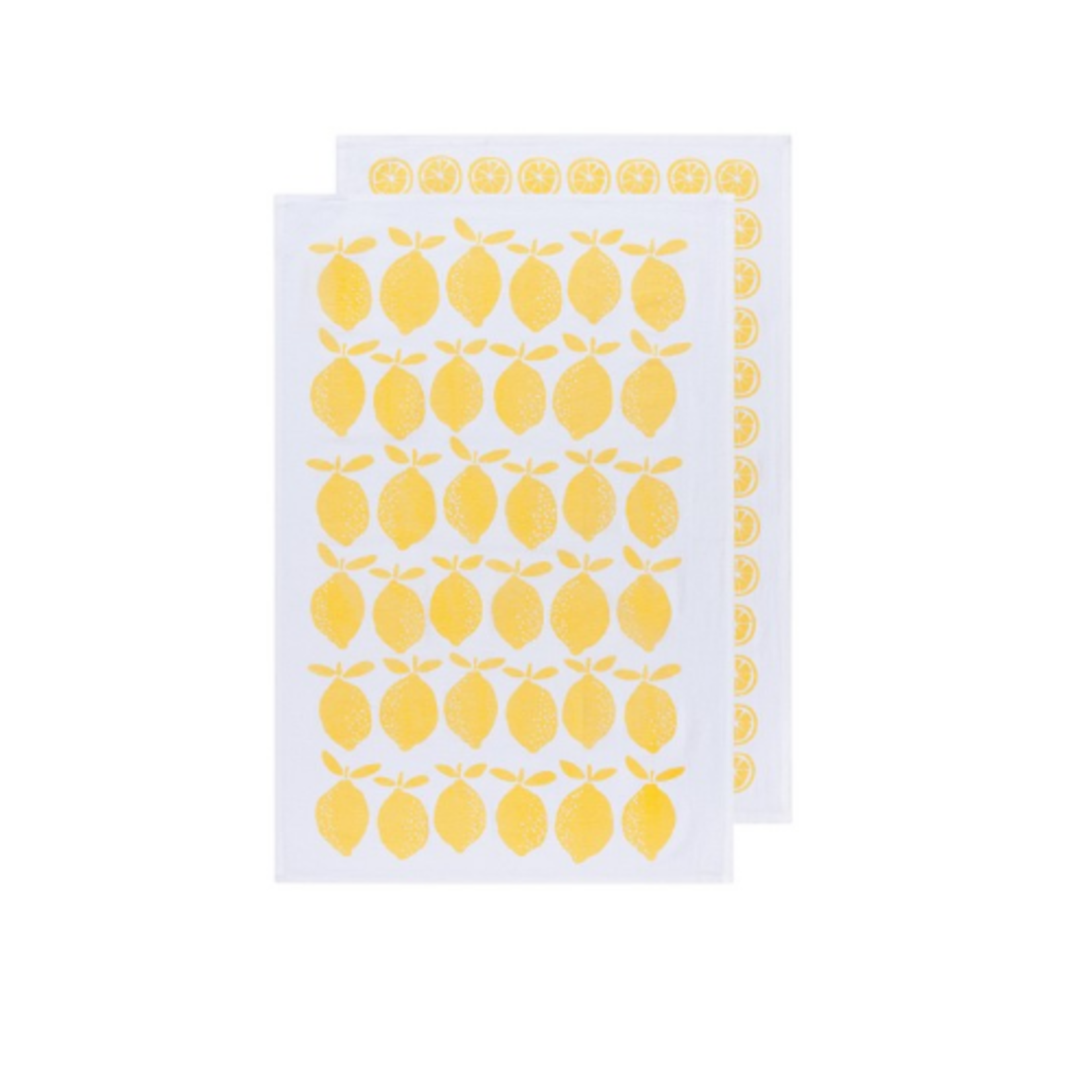 Danica Brands Dishtowel Floursack Set/2 - Lemon | Danica Brands