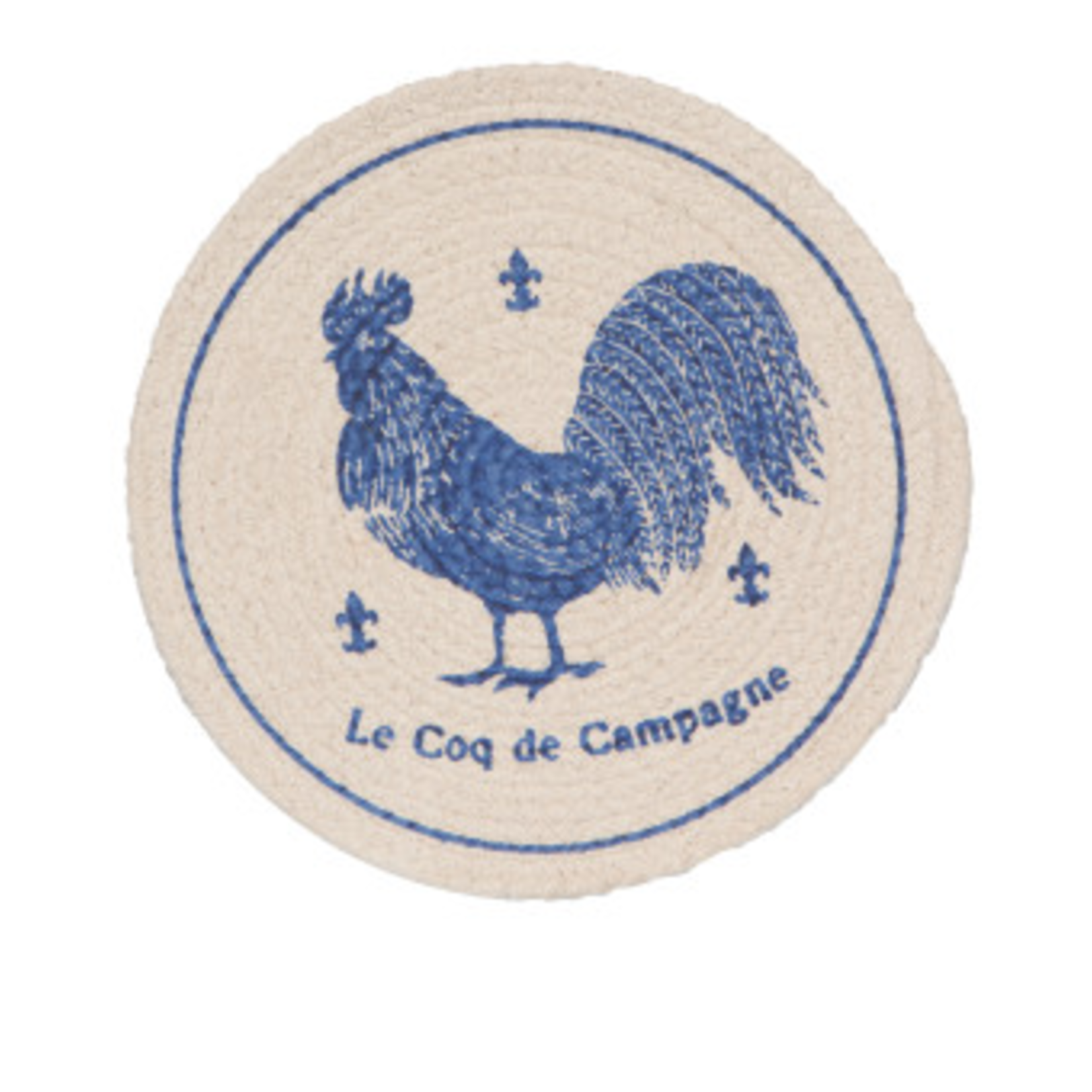 Now Designs Trivet Braided, Rooster Francaise