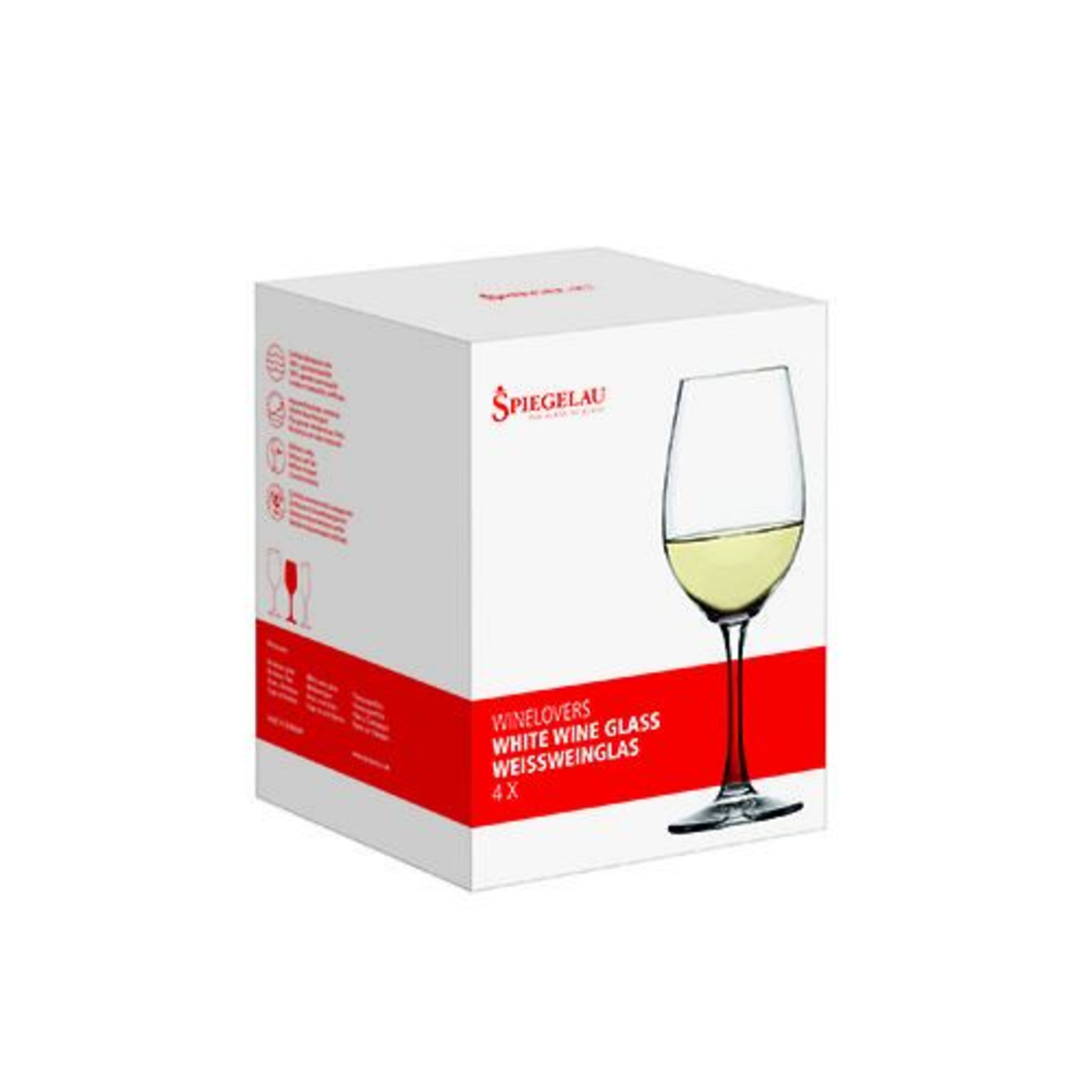 True Fabrications White Wine Glass, Set 4 | True Fabrications