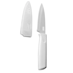 Kuhn Rikon Paring Knife Colori Serrated, White | Kuhn Rikon