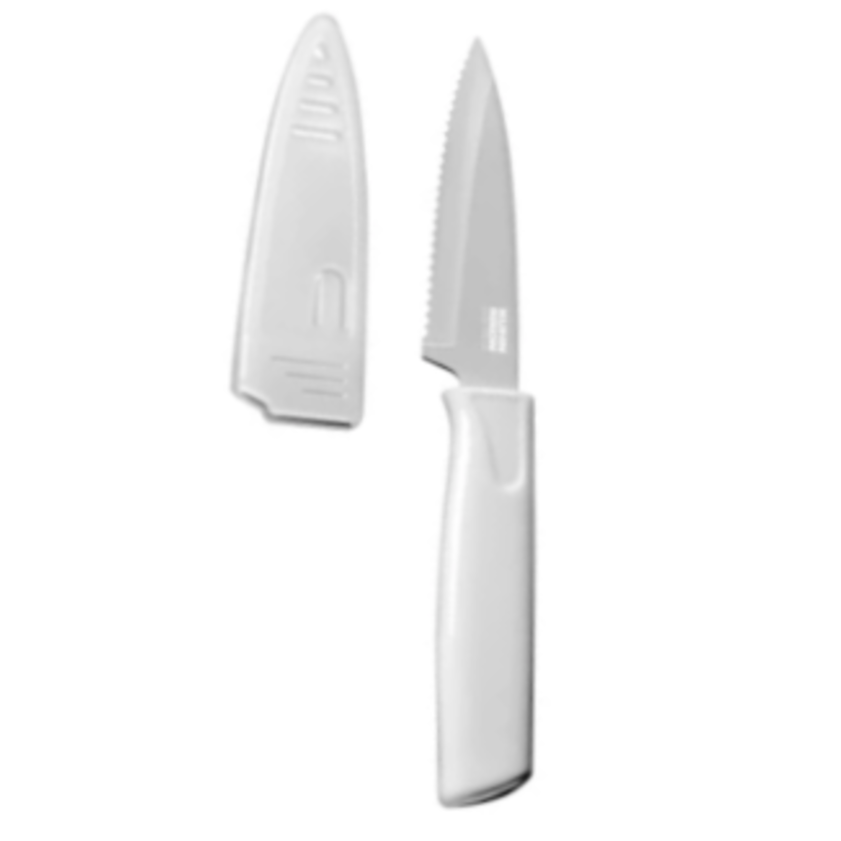 Kuhn Rikon Serrated Paring Knives, Marshmallow | Kuhn Rikon