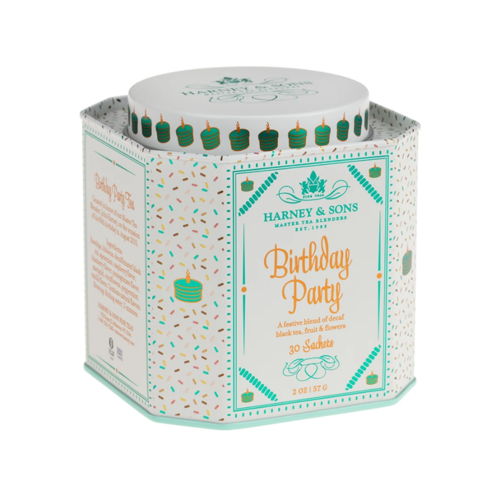 Harney & Sons Birthday Blend - HRP Tin, 30 sachets | Harney & Sons