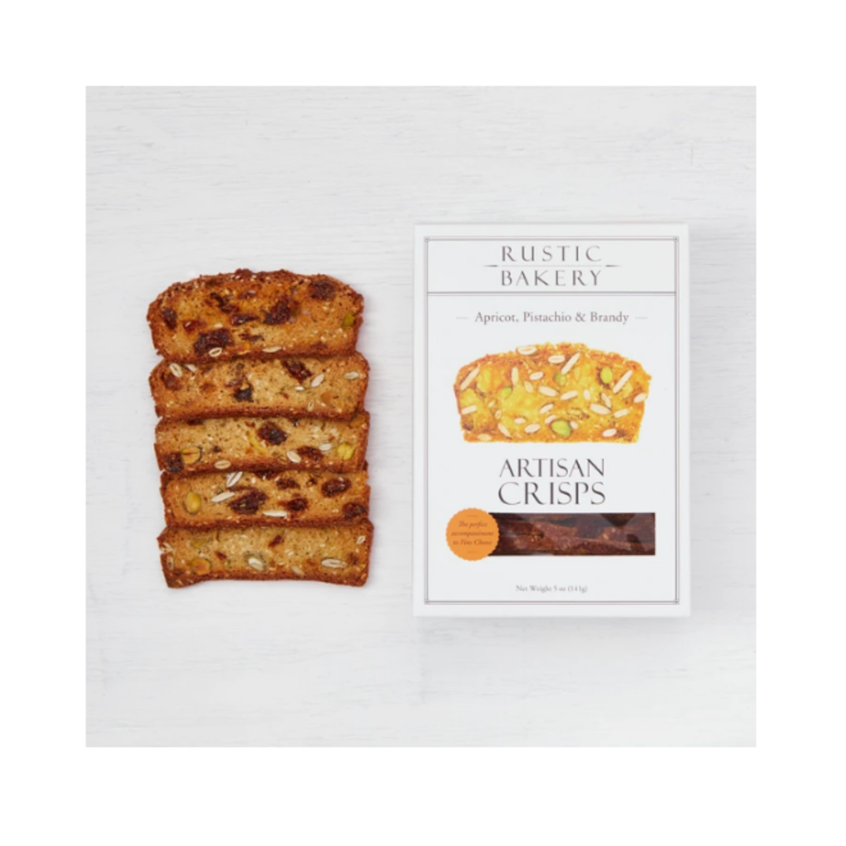 Rustic Bakery Artisan Crisp, Apricot, Pistachio & Brandy