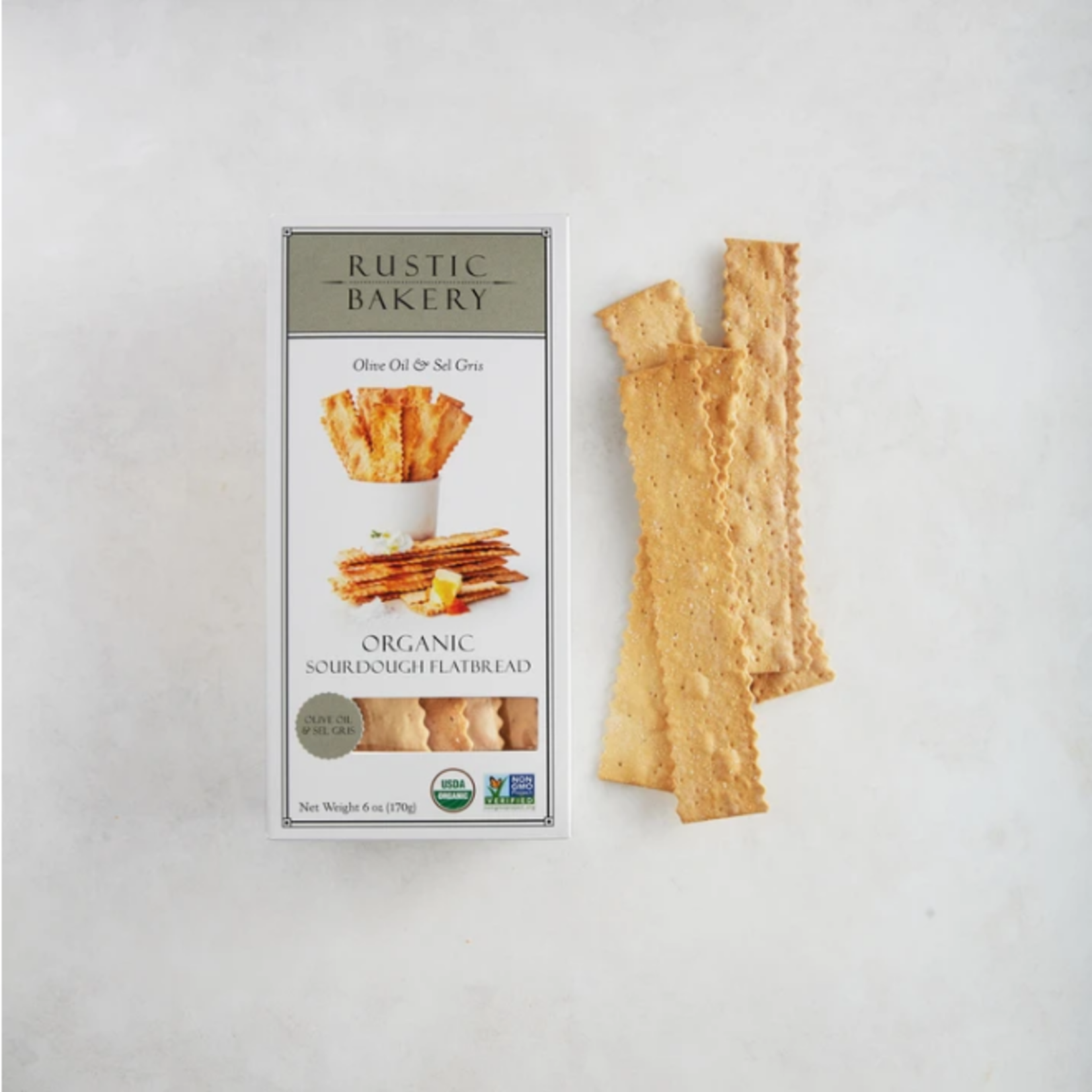 Rustic Bakery Flatbread, Olive Oil & Sel Gris Duluth Kitchen Co