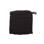 Tag Trivet - Crochet (Black) | Tag