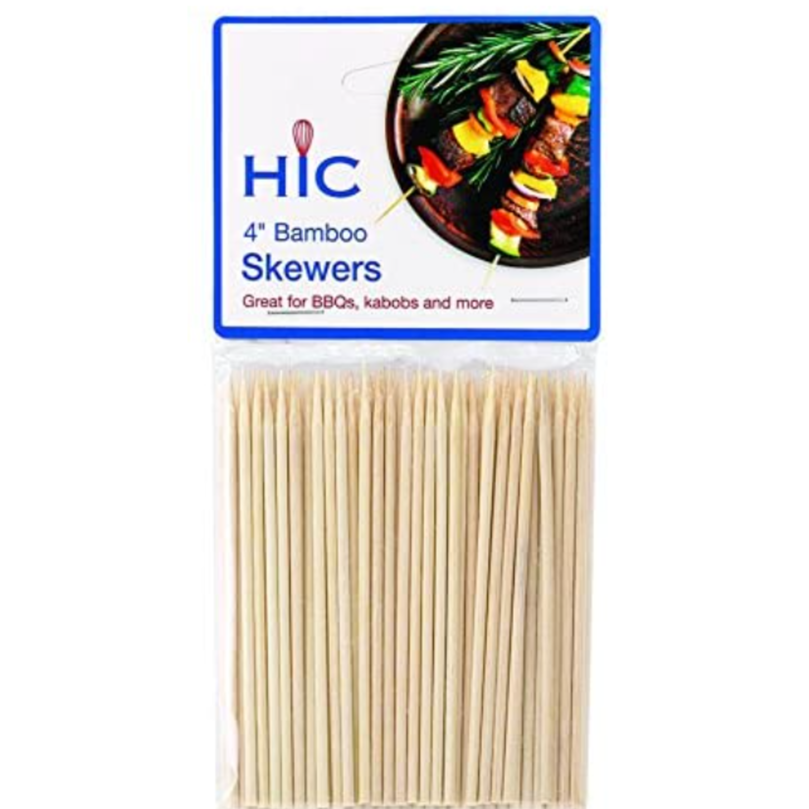 Harold Import Co. Bamboo Skewers, 4" | Harold Import Co.
