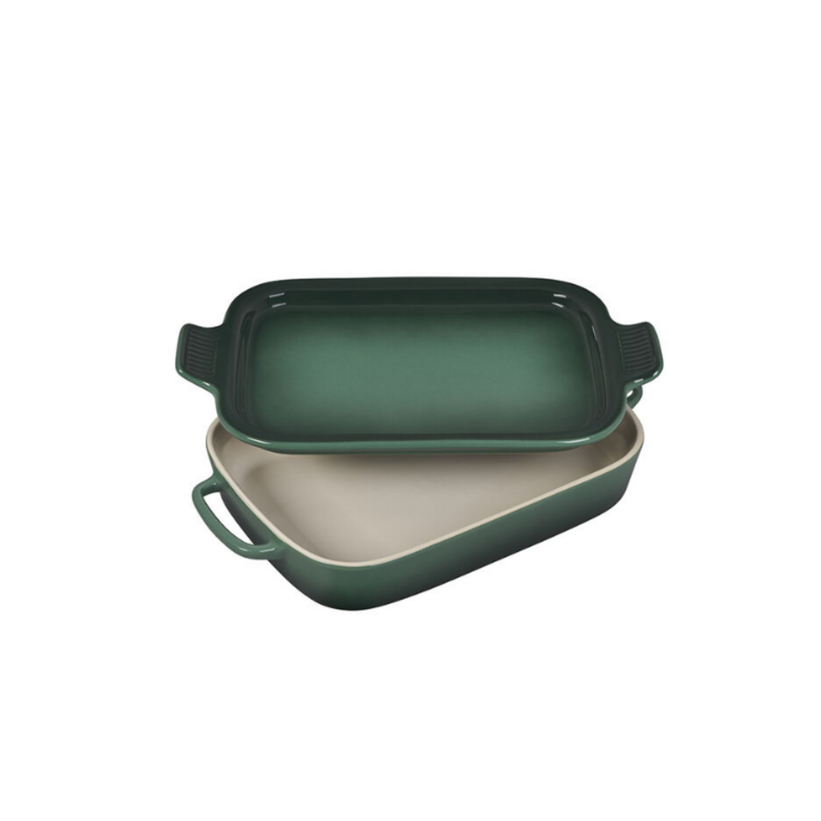 Le Creuset Rectangular Dish w/ Platter Lid, Artichaut (14.75x9) | Le Creuset
