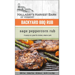 Halladay's Harvest Barn BBQ Rub, Sage Peppercorn