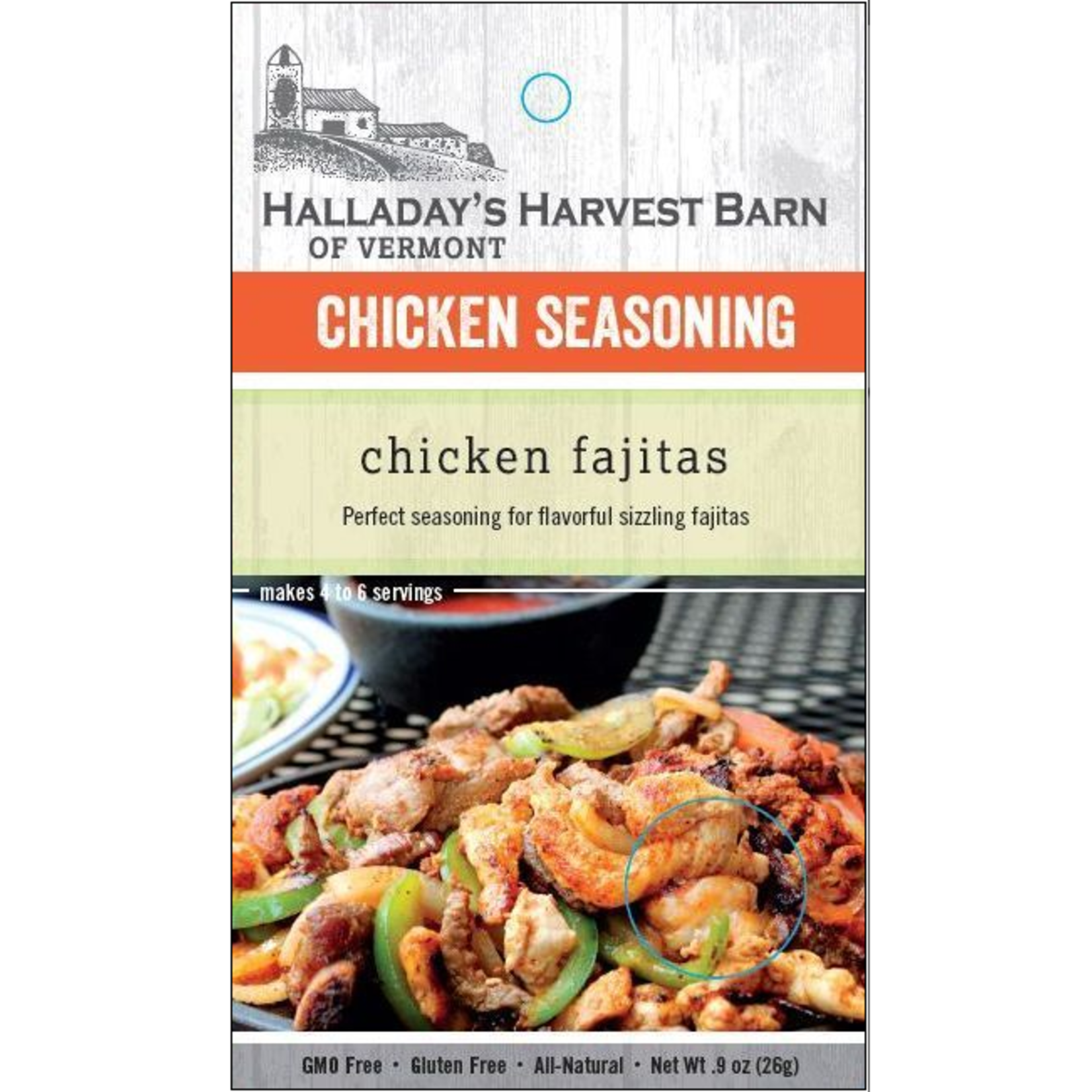 Halladay's Harvest Barn Chicken Fajitas Seasoning