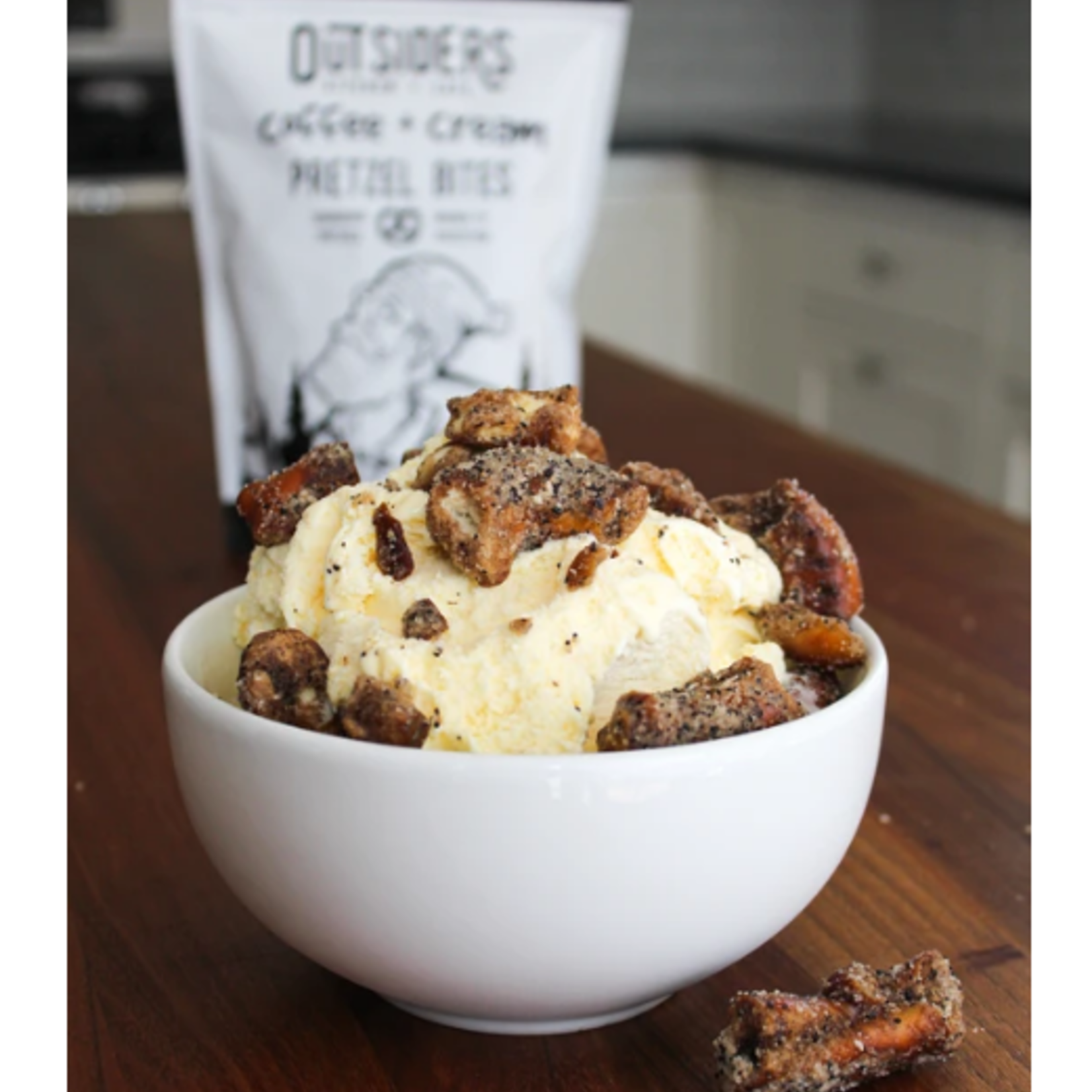 Outsiders Kitchen Coffee + Cream Pretzel Bites 7oz | Outsiders Kitchen