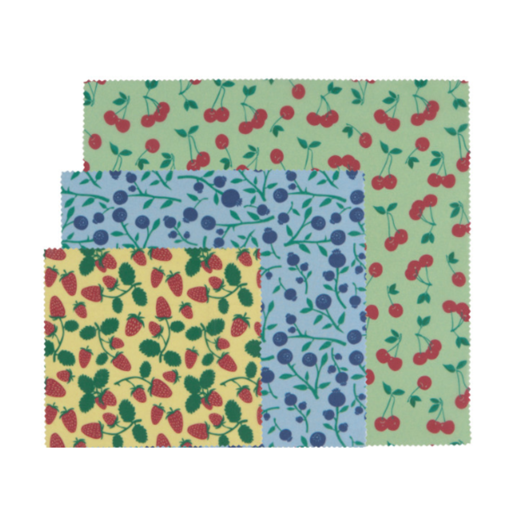 Now Designs Set/3 BWax Wrap Berries& Fruit