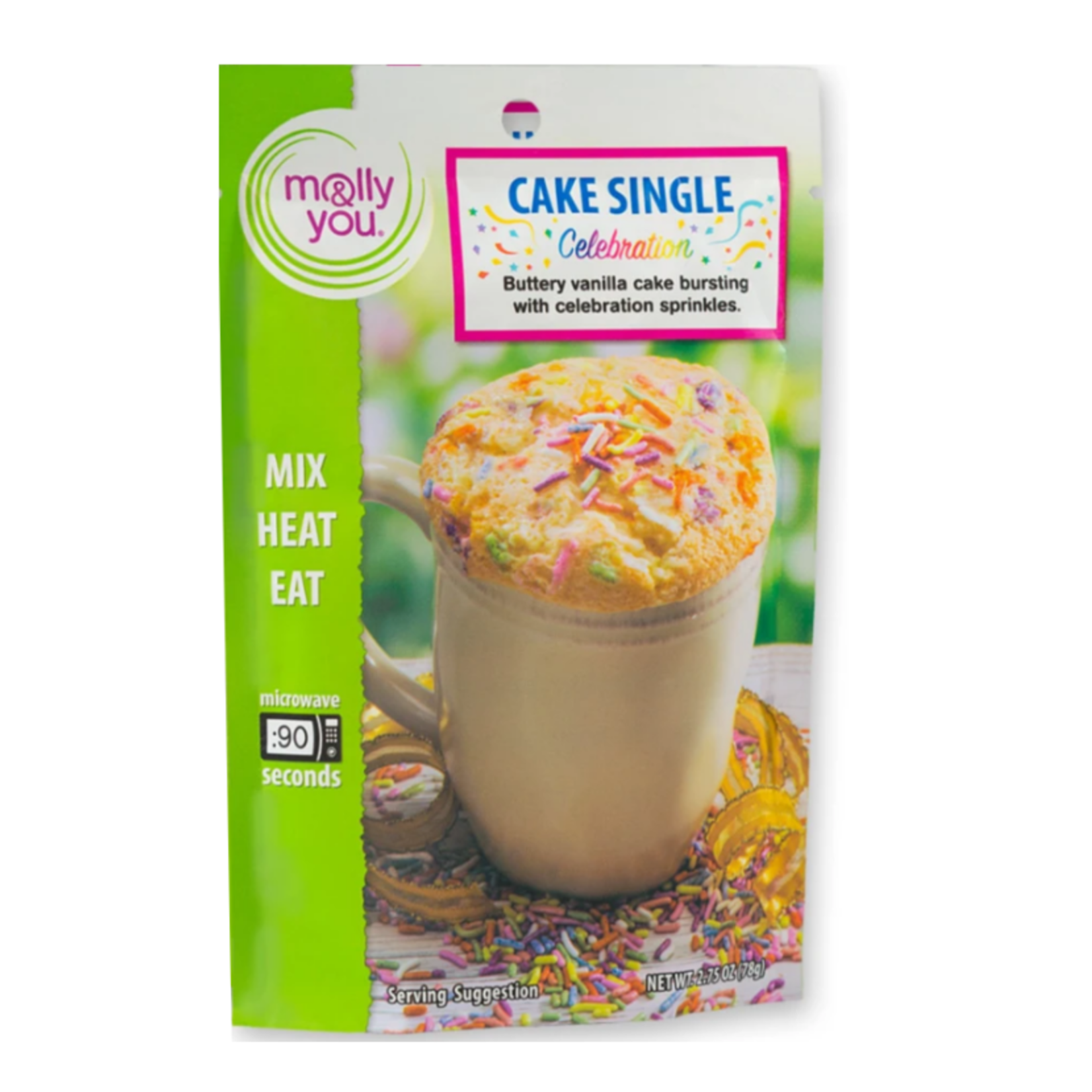 molly&you Celebration Cake Microwave Single