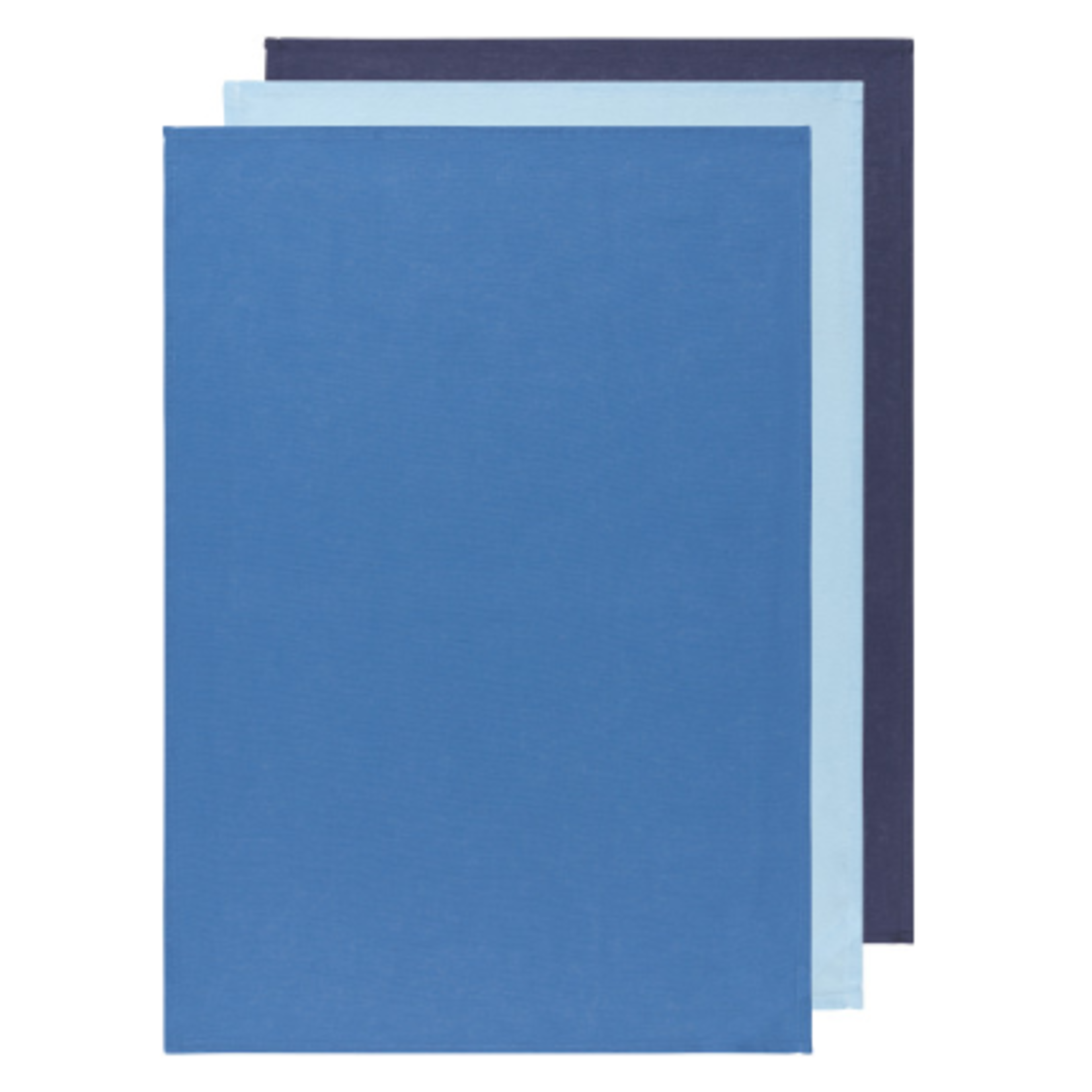 Now Designs Dishtowel Floursack Set/3 - Moonlght Blue Indigo