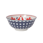 Danica Brands Bowl - 6inch Red Navy Bird | Danica Brands