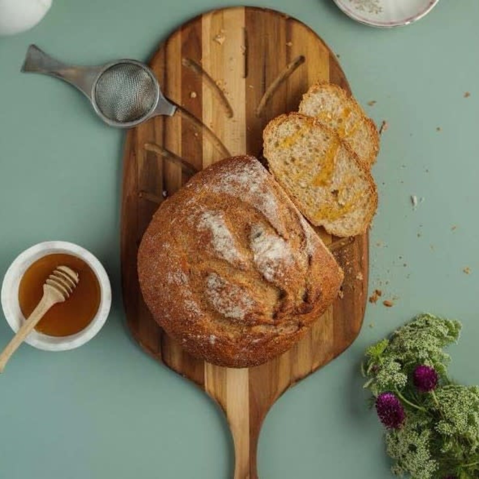 Teak Haus Small Paddle Bread Board