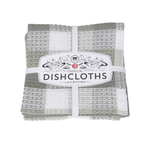 Now Designs Dishcloth Set/3 - Check London Gray