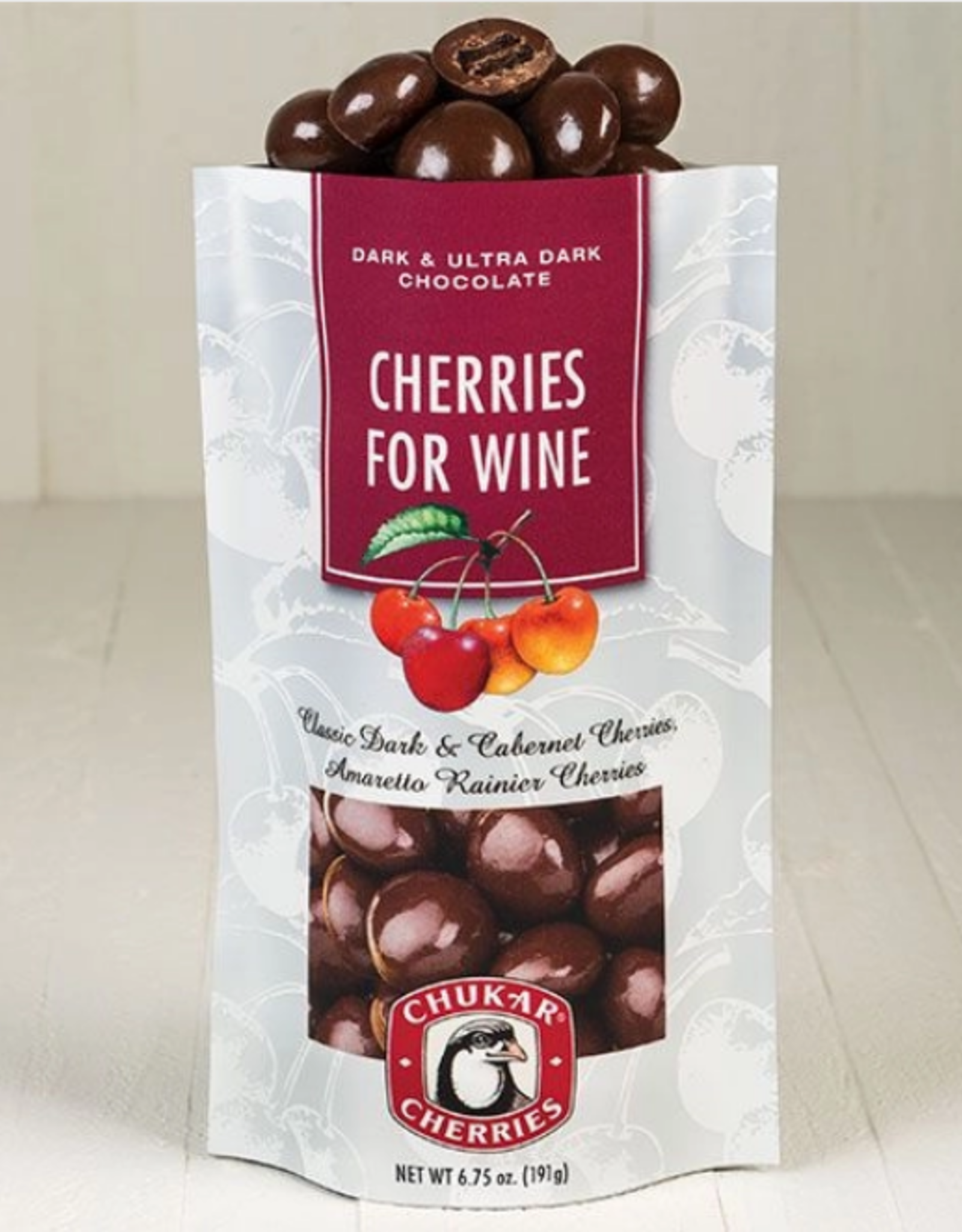 Chukar Cherry Company Cherries For Wine Dark Choc 6.75