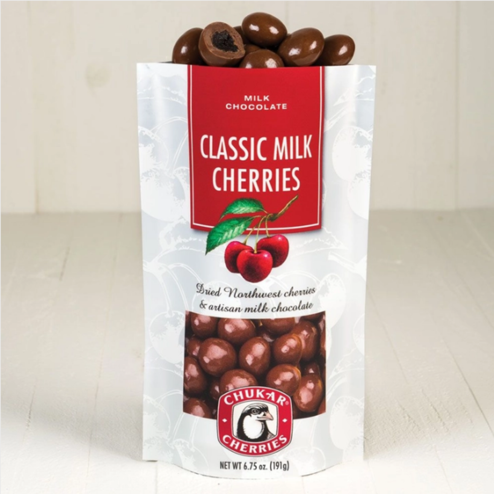 Chukar Cherry Company Classic Milk Choc Cherries 6.75oz