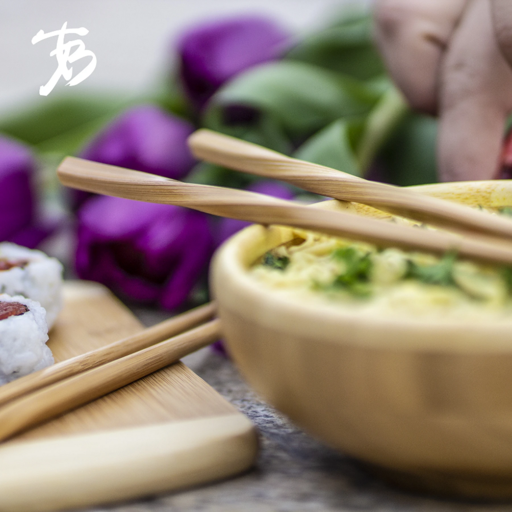 Totally Bamboo Twist Chopsticks, 5 pair | Totally Bamboo