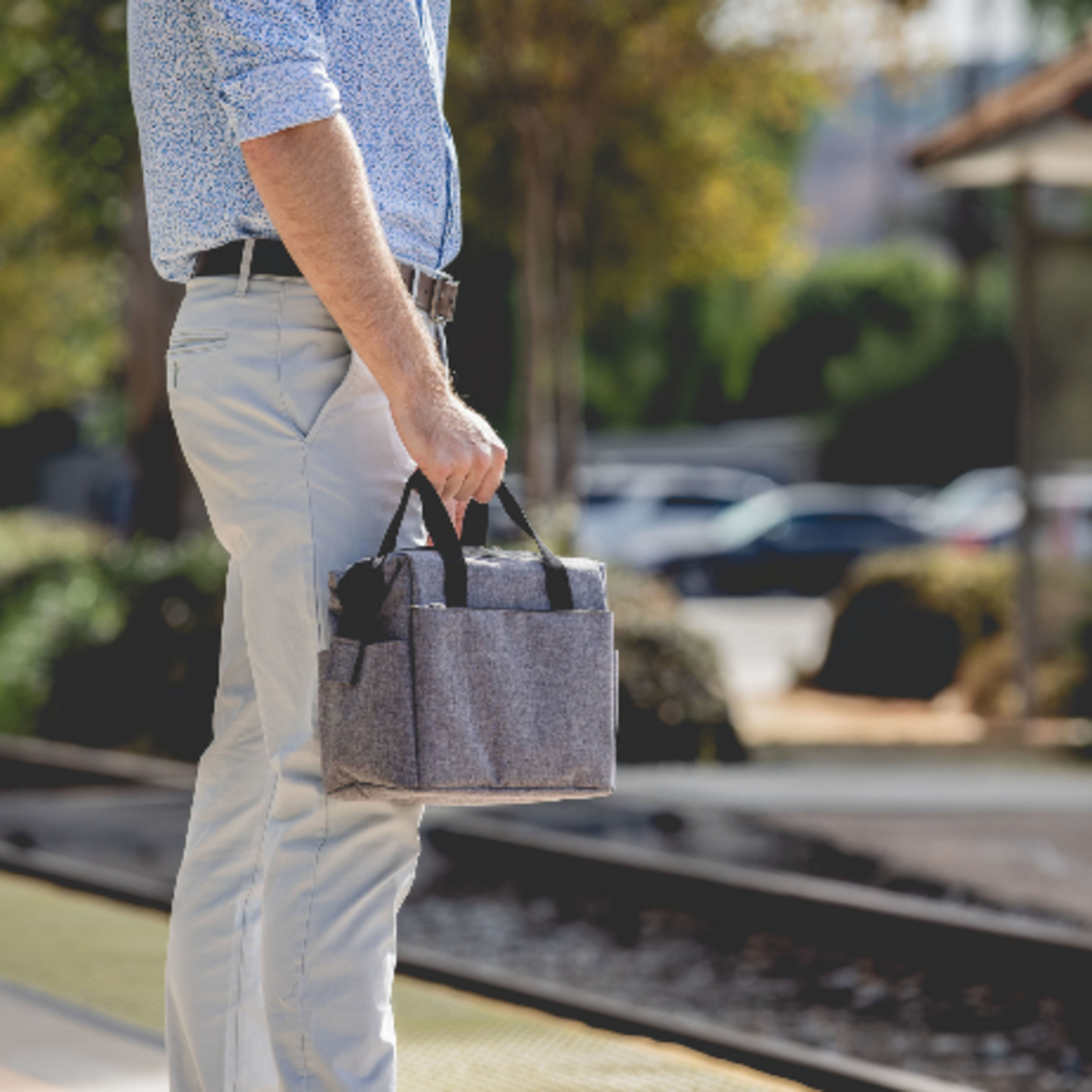 Picnic Time OTG Lunch Cooler, Gray | Picnic Time
