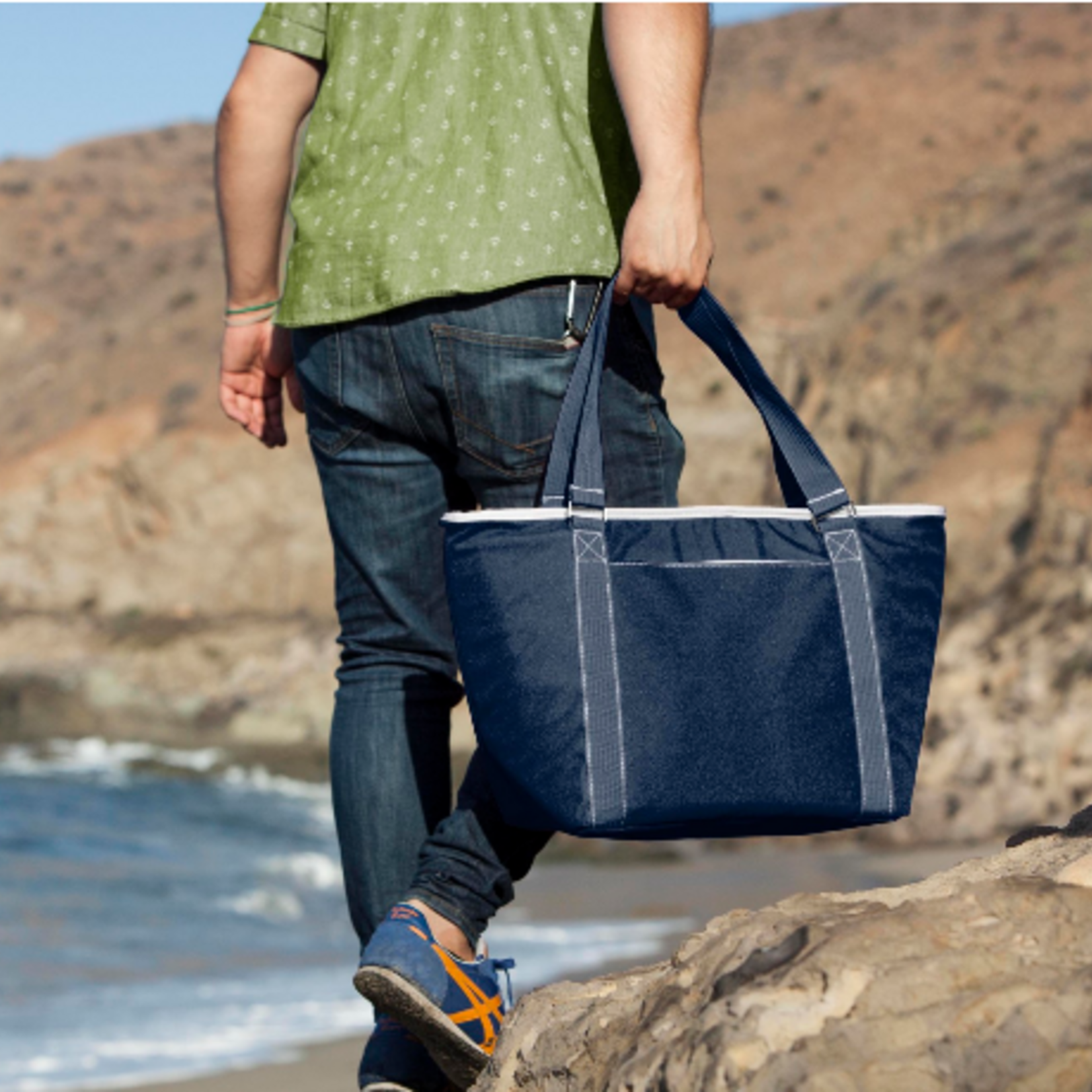 Picnic Time Topanga Cooler, Navy Blue | Picnic Time