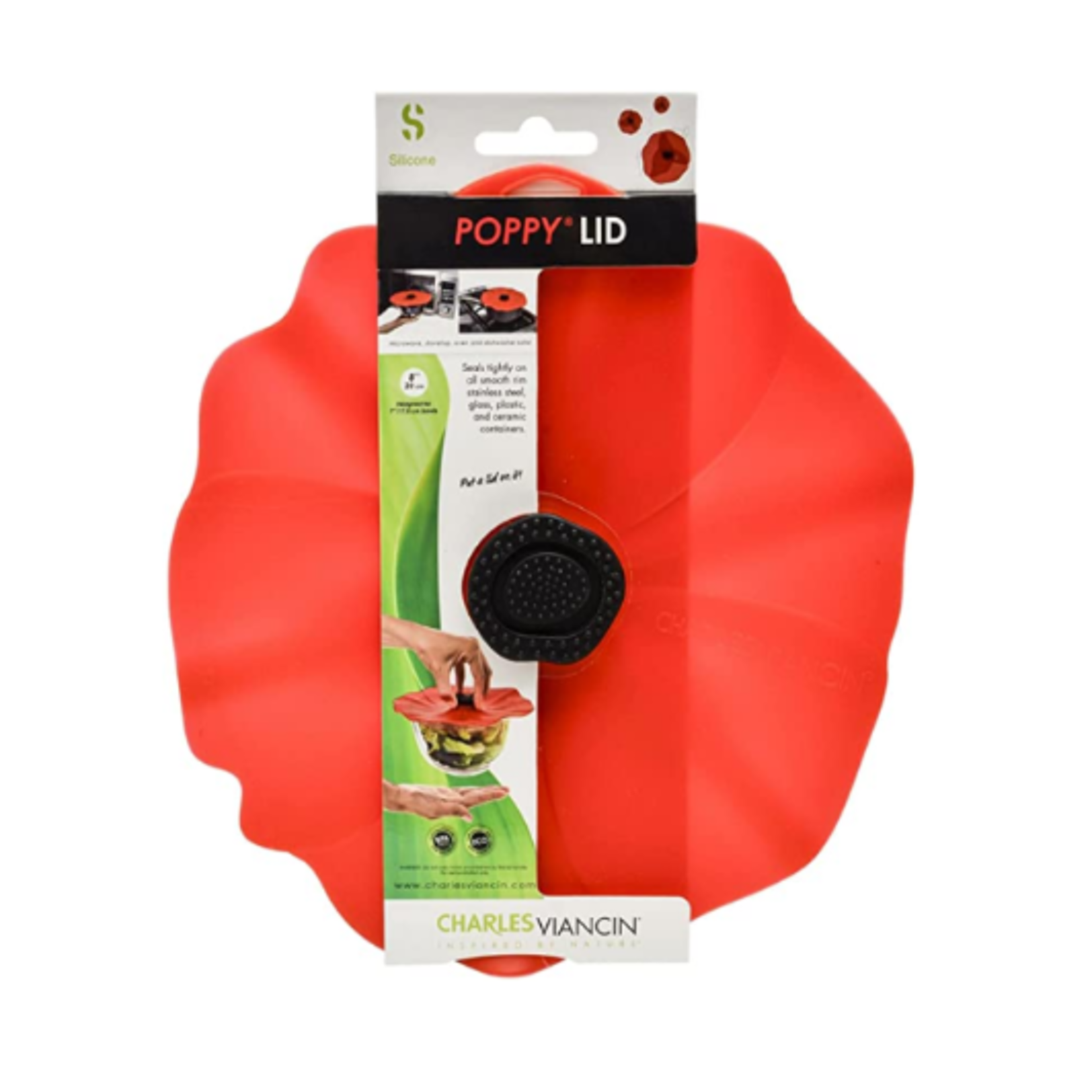 Charles Viancin Poppy Lid, Lg. 11" | Charles Viancin