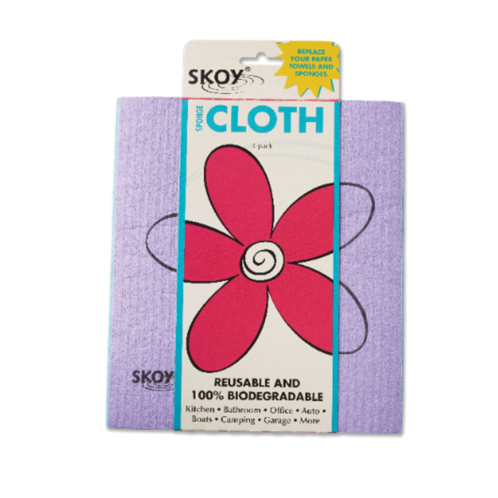 Harold Import Co. Skoy Cleaning Cloth, set/4, asst. | Harold Import Co.