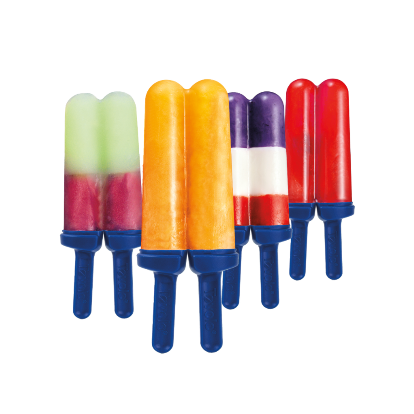 Tovolo Twin Pop Molds S/4 Stratus Blue