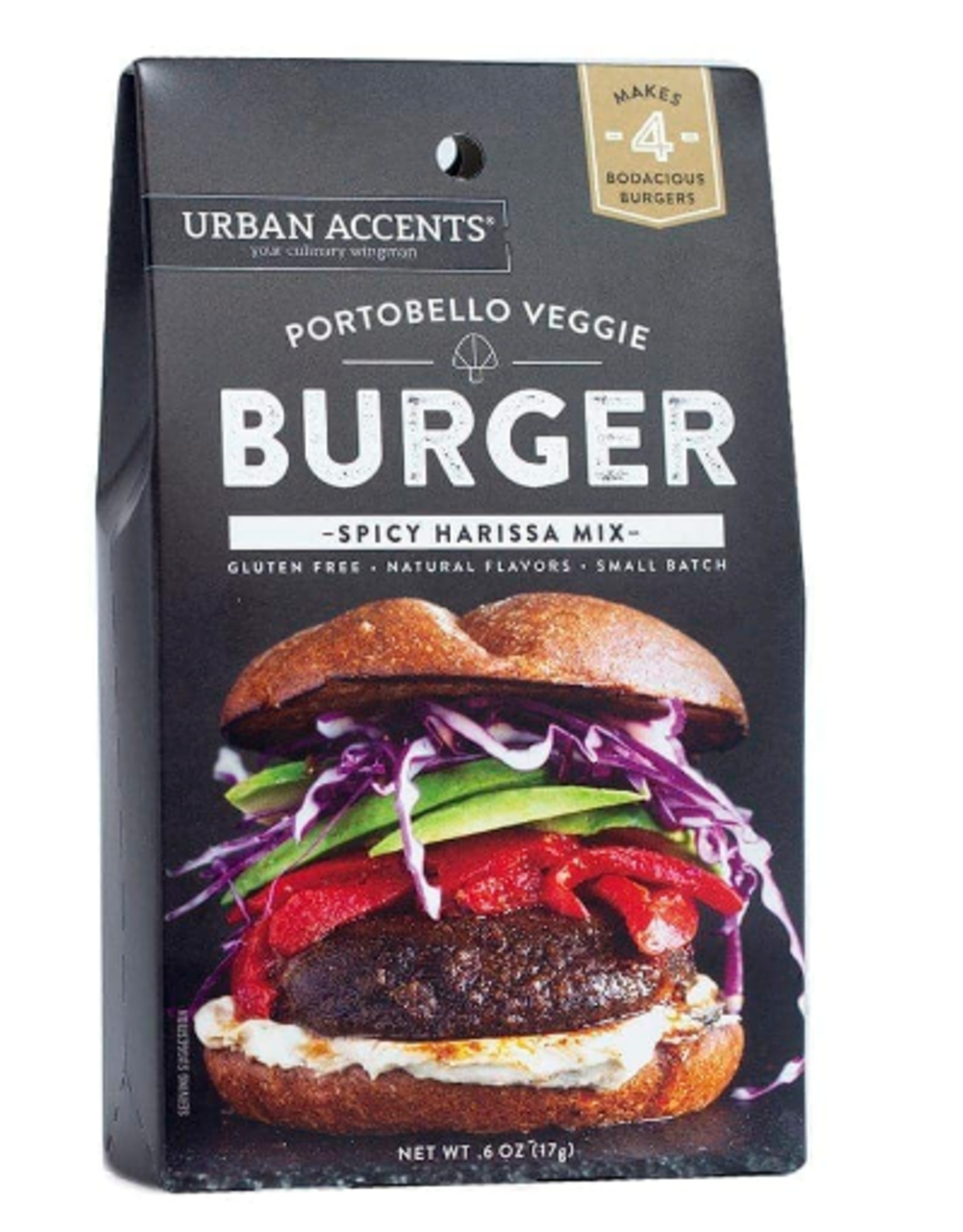 Urban Accents Burger Seasoning, Portobello Veggie