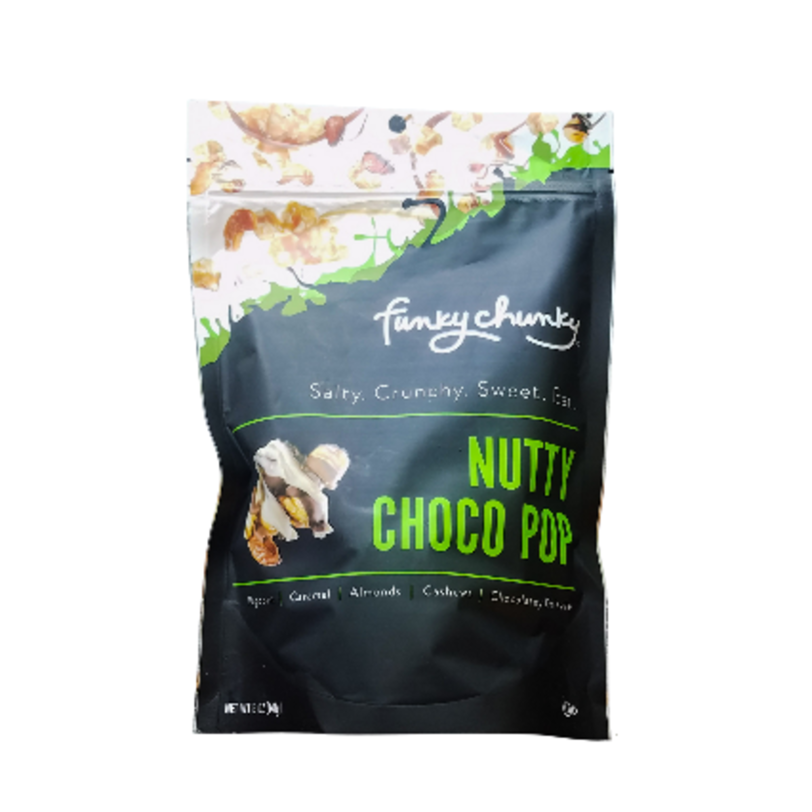 Funky Chunky Nutty Choco Popcorn, Large Bag