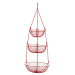 RSVP Hanging Basket, Red | RSVP