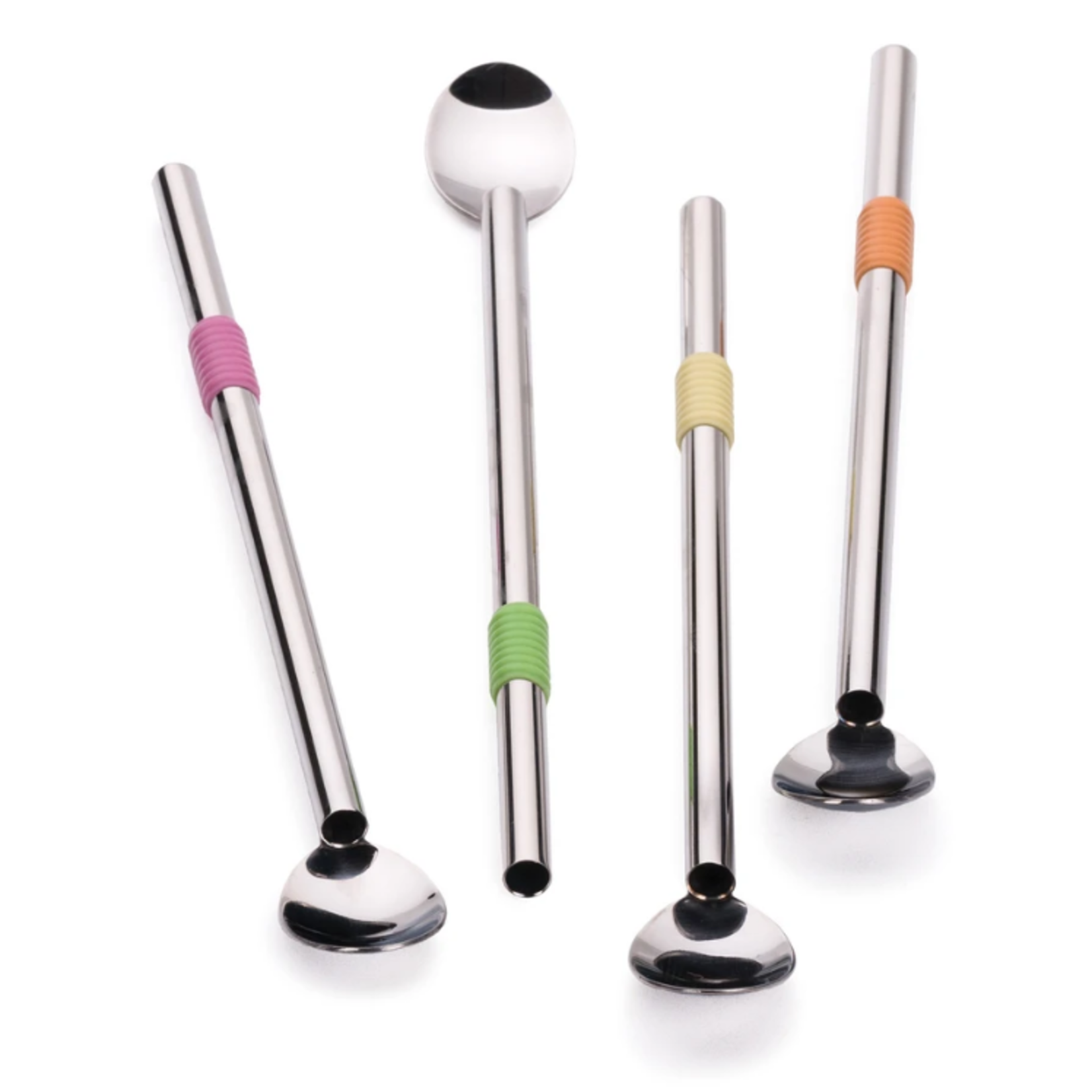 RSVP Spoon-Straw Set/4 | RSVP