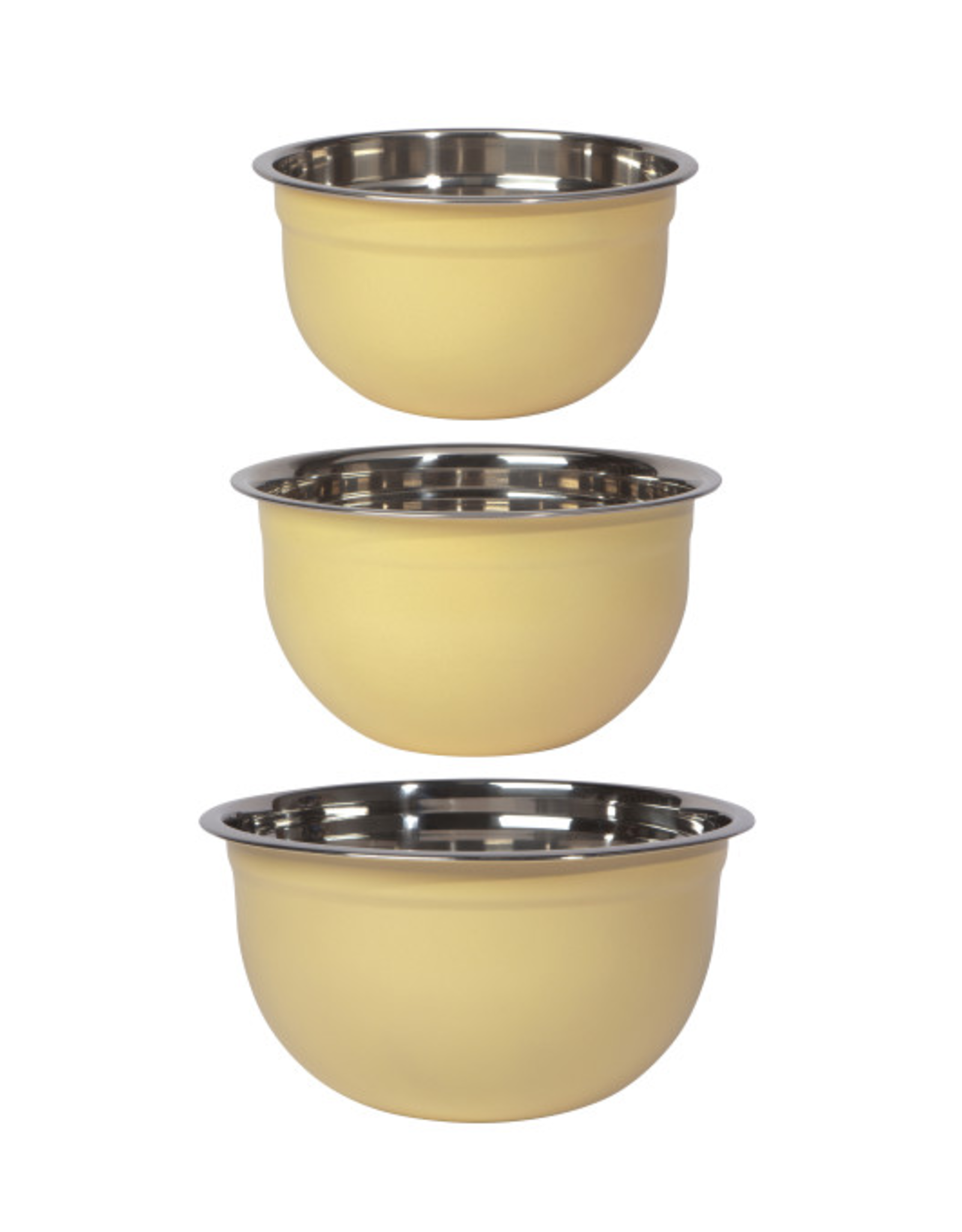 Mixing Bowl Set/3 Yellow Sunrise Duluth Kitchen Co