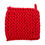 Tag Red CROCHET TRIVET RED