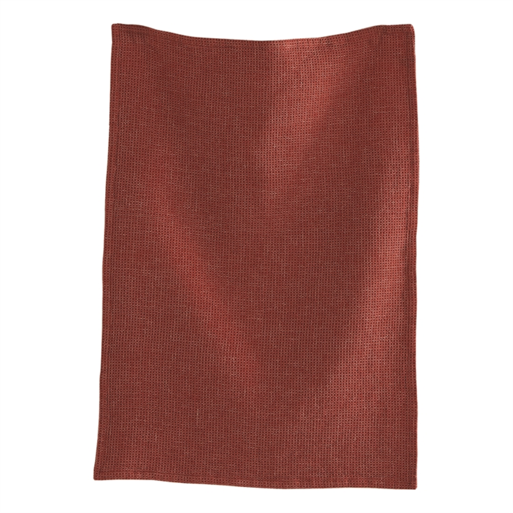 Tag Dishtowel - Waffle Weave Rust