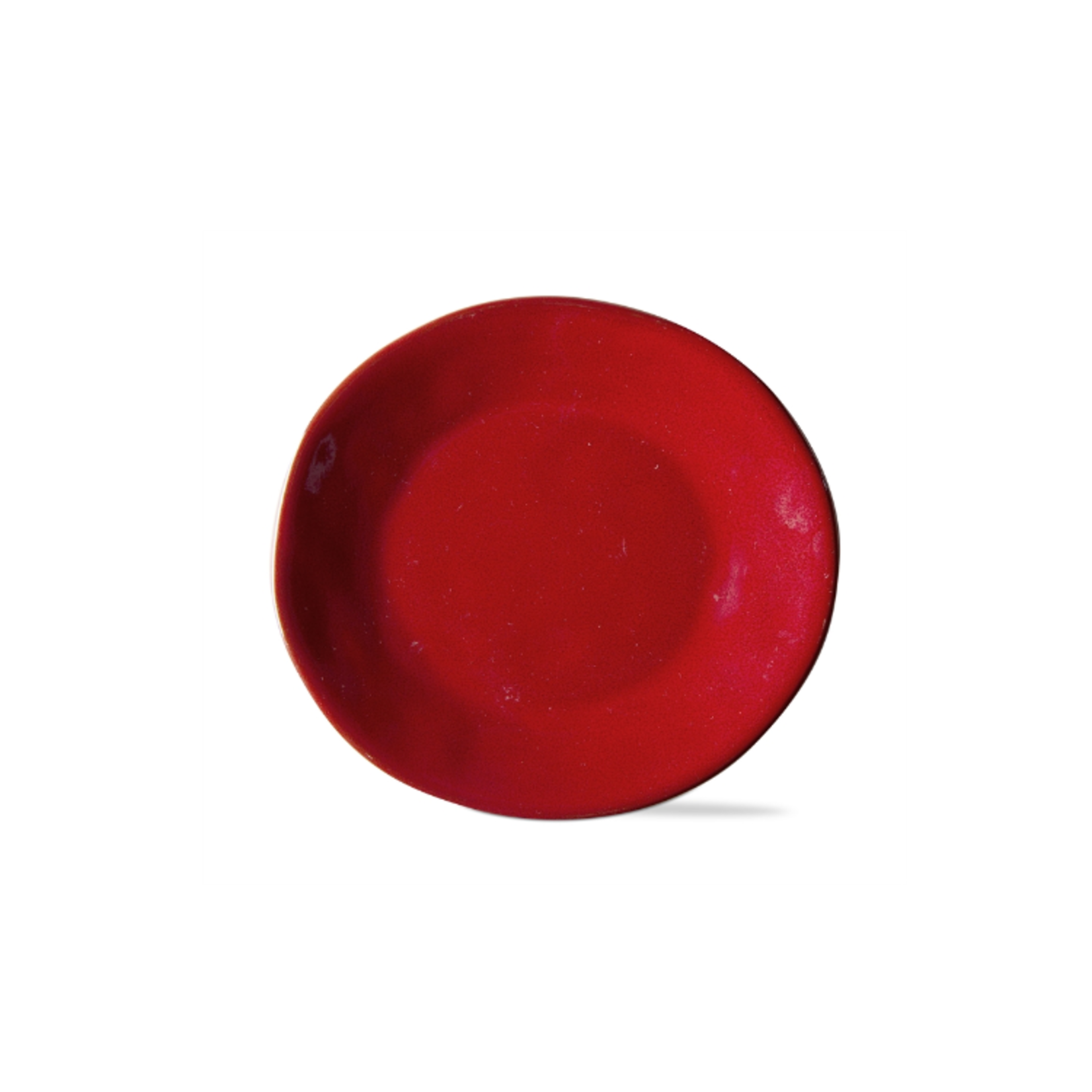 Tag Appetizer Plate, Soho Glaze Red