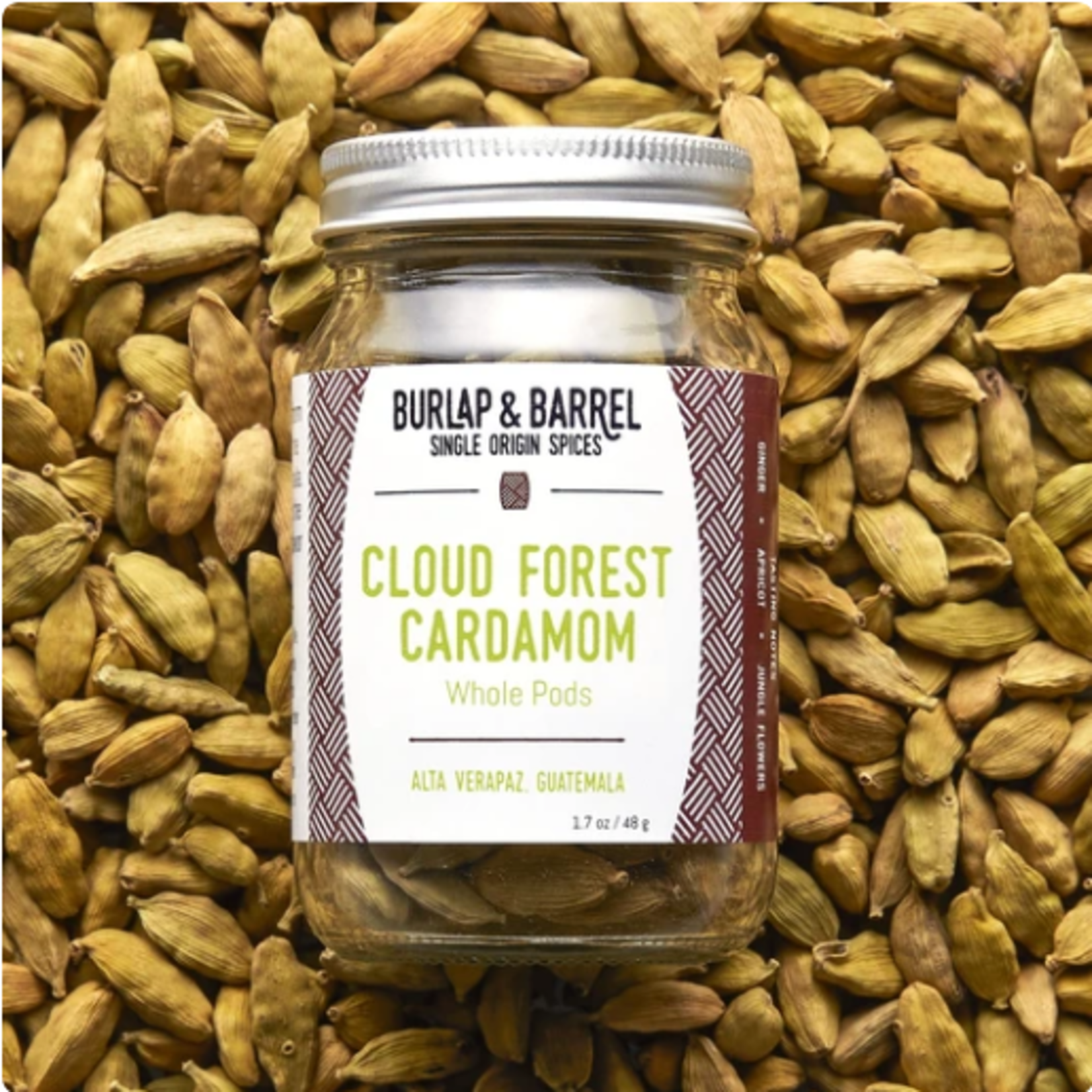 Burlap & Barrel Cloud Forest Cardamom - Single Origin Spice & Seasoning