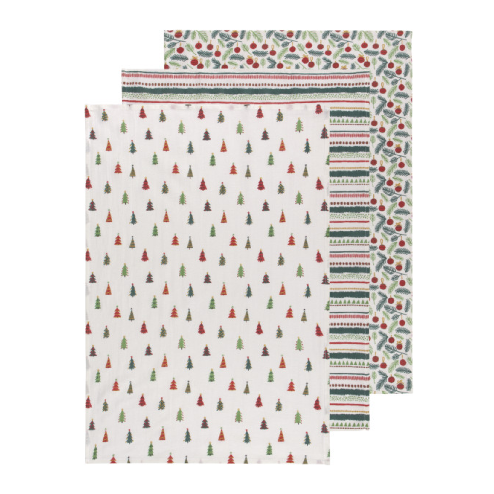 Danica Brands Baker's Floursack Dishtowels Set of 3 - Merry And Bright | Danica Brands